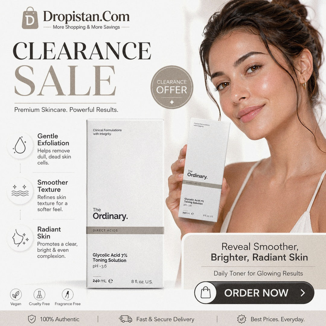 Buy 1 Get 1 FREE Offer (2 PCS) The Ordinary Glycolic Acid 7% Toner