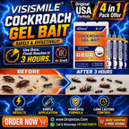 Visismile Cockroach Gel Bait 4 In 1 Original USA Formula
