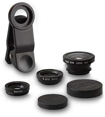 HDFX360 3-in-1 Mobile Camera Lens Kit – Wide Angle, Macro & Fisheye
