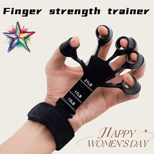 Adjustable Resistance Finger Trainer Set, 2 pieces for hand and forearm strength