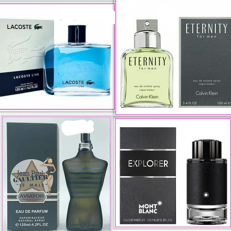 4 In 1 Premium Men’s Perfume Pack 100 ML – Long Lasting Fragrance Collection