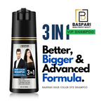 Baspari 3-in-1 Hair Color Dye Shampoo Men & Women (500ml)