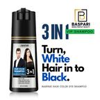 Baspari 3-in-1 Hair Color Dye Shampoo Men & Women (500ml)