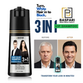 Baspari 3-in-1 Hair Color Dye Shampoo Men & Women (500ml)