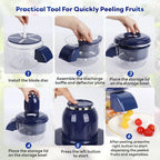 Mini Food Chopper Bowl – Manual Vegetable Cutter And Kitchen Prep Tool