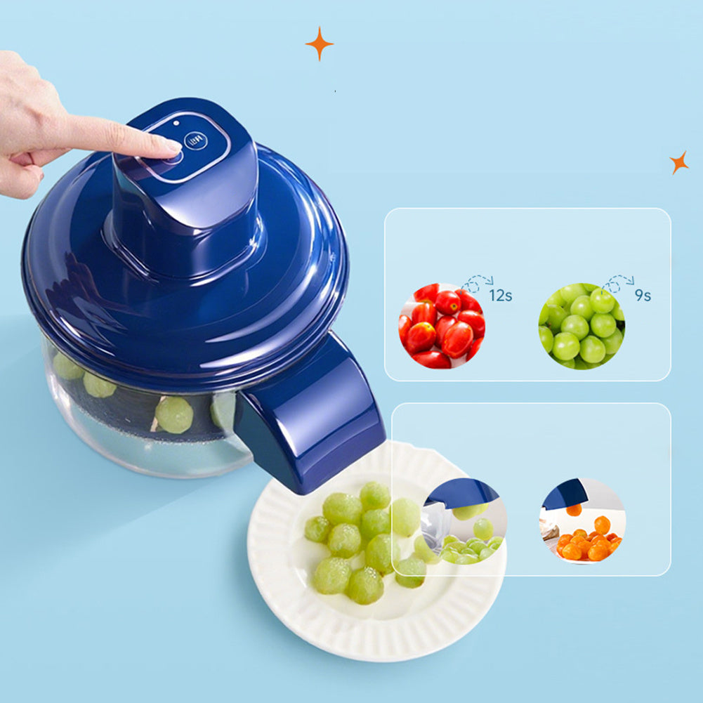 Mini Food Chopper Bowl – Manual Vegetable Cutter And Kitchen Prep Tool