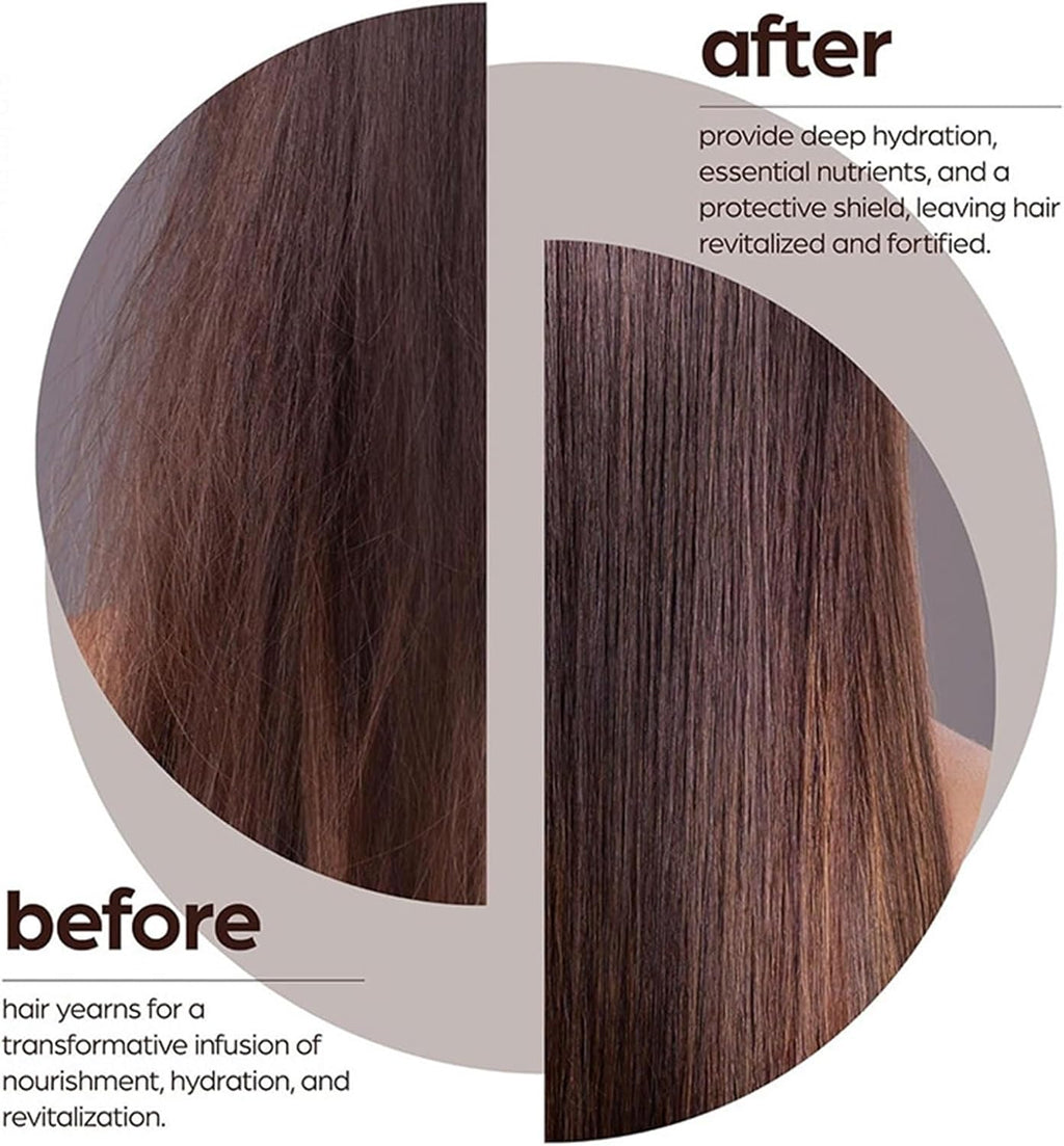 Baspari Premium Keratin Mask Intensive Hair Repair for Silky Smooth, Frizze-Free