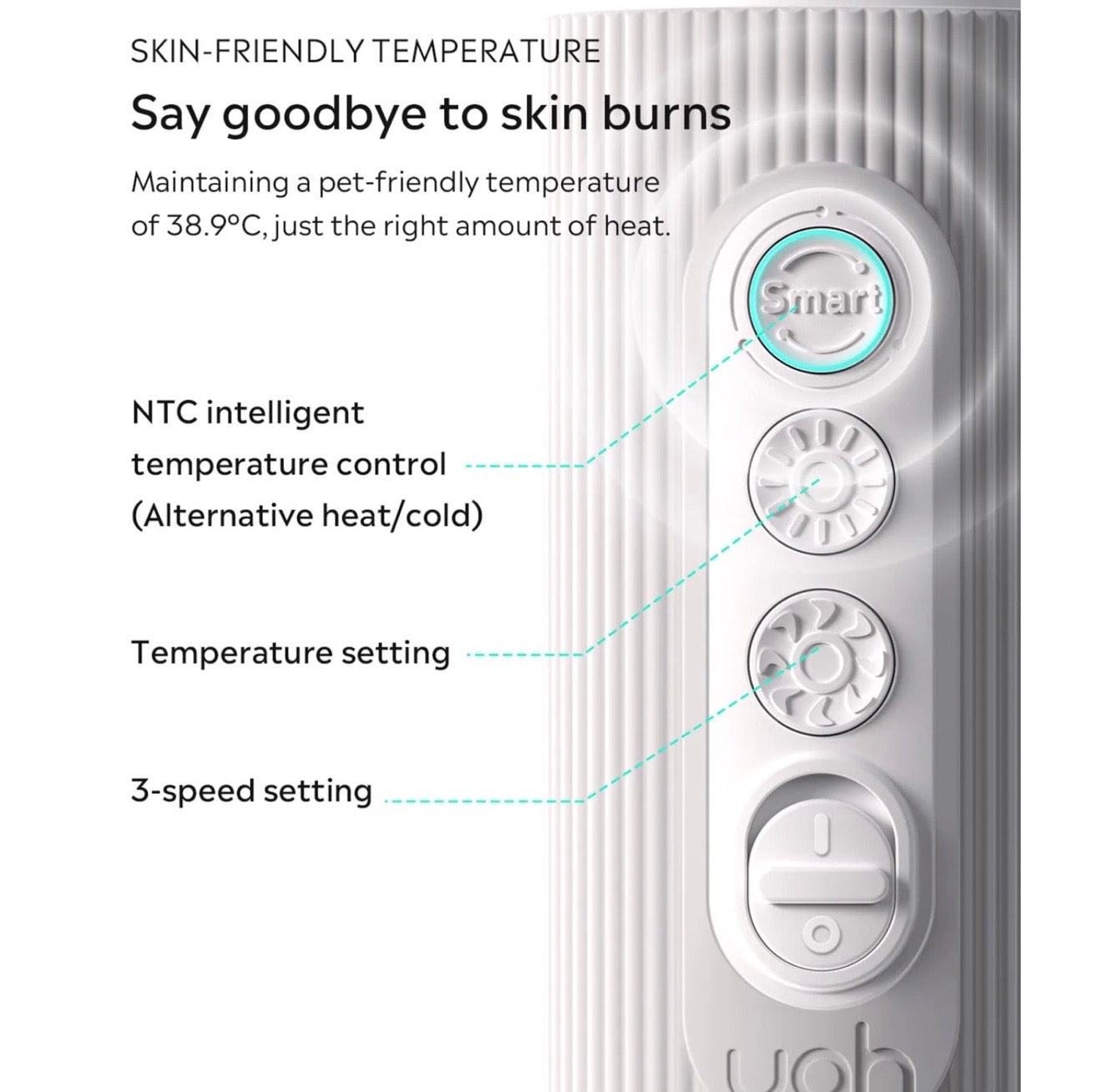 Original UAH Palm Force Dryer – Compact Fast Drying Hair Styling Device