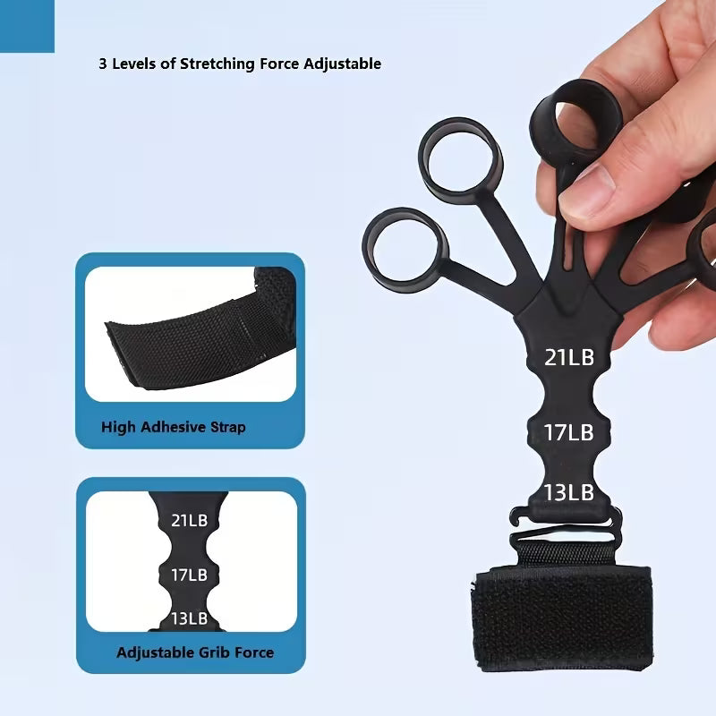 2pcs Adjustable Resistance Finger Trainer Set – Grip & Forearm Strength Equipment