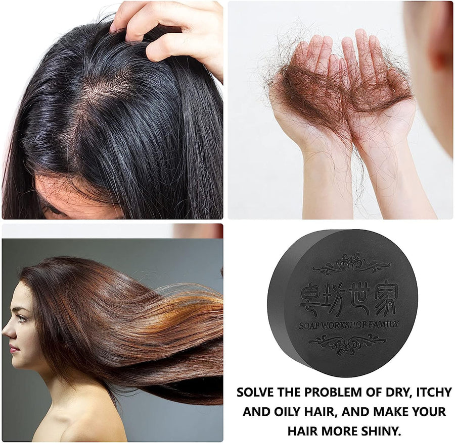 Polygonum Korean Hair Growth Soap - Control Hair Fall - Shine, Strong & Smooth