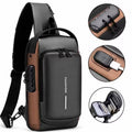 Convertible Crossbody Bag with secure zipper compartments
