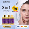 Baspari 3-in-1 Serum Set – Niacinamide 4% + Salicylic Acid 2% + Glycolic Acid 5%