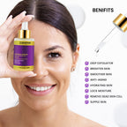 Baspari Glycolic Acid Serum with Hyaluronic Acid for smooth, hydrated skin