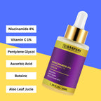 Baspari 3-in-1 Serum Set – Niacinamide 4% + Salicylic Acid 2% + Glycolic Acid 5%