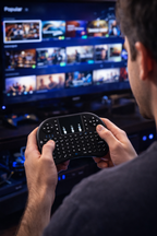 Wireless Touchpad Mini Keyboard – Handheld Multimedia Keyboard for TV, PC, Set-Top Box