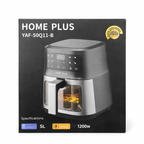 Home Plus 5L Digital Air Fryer – 1200W Oil-Free Healthy Cooking Machine
