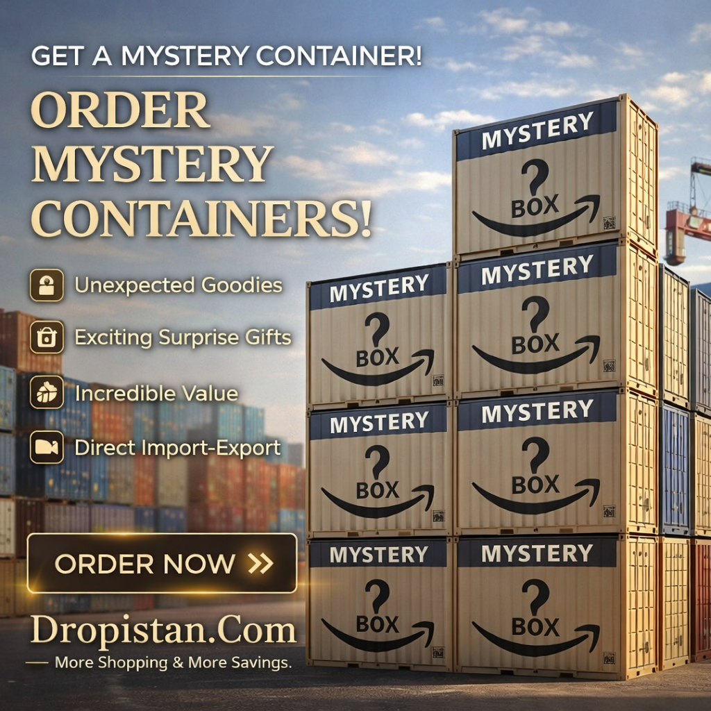 Dropistan Mystery Box – Surprise Imported Stock Box with Amazing Products
