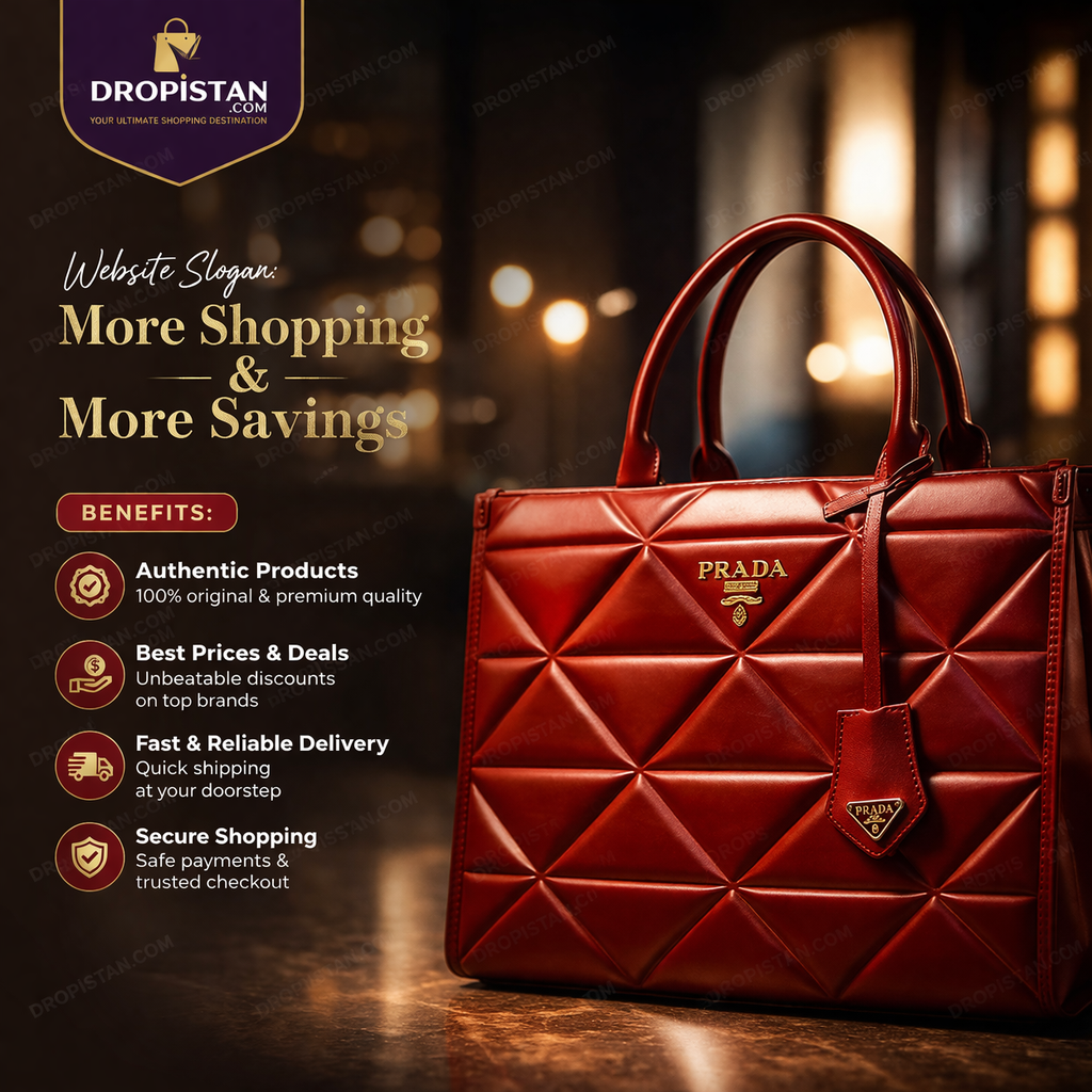 Luxury Red Quilted Women Handbag – Premium Designer Tote Bag