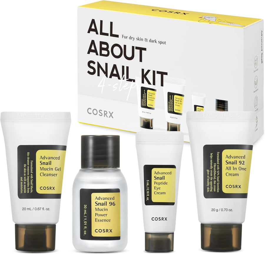 COSRX All About Snail Kit – 4 Step Skincare Set