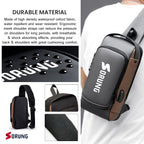Anti-Theft Sling Bag with USB Charging Port | Waterproof Crossbody Tech Backpack for Men
