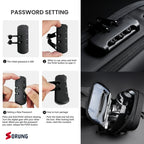 Anti-Theft Sling Bag with USB Charging Port | Waterproof Crossbody Tech Backpack for Men