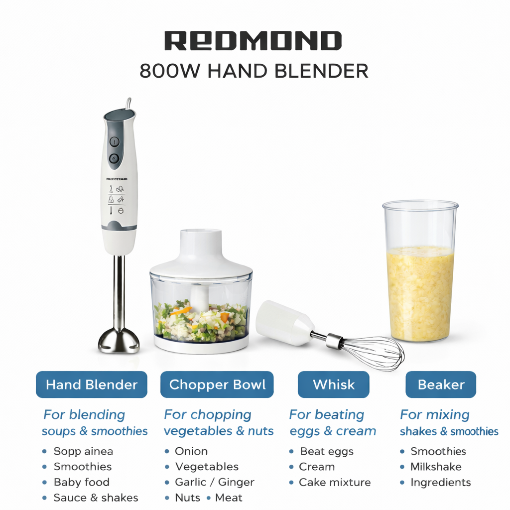 REDMOND 800W Hand Blender