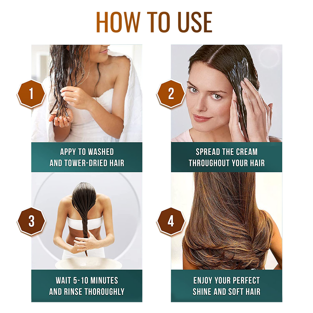 Baspari Premium Keratin Mask Intensive Hair Repair for Silky Smooth, Frizze-Free