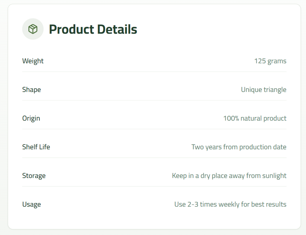 Natural Green Soap For Control Hair Loss Treatment & Hair Growth