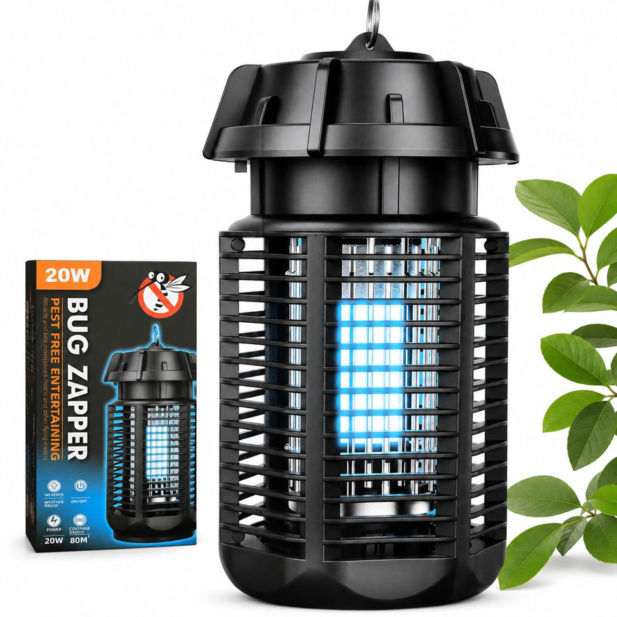 20W Bug Zapper Electric Mosquito Killer Lamp | Waterproof Outdoor & Indoor Flying Insect Trap