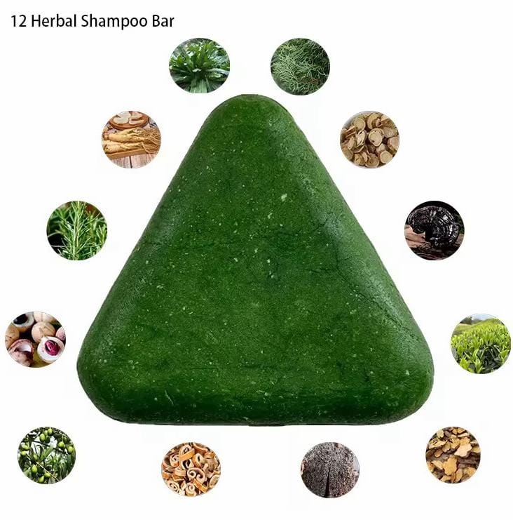 Natural Green Soap For Control Hair Loss Treatment & Hair Growth