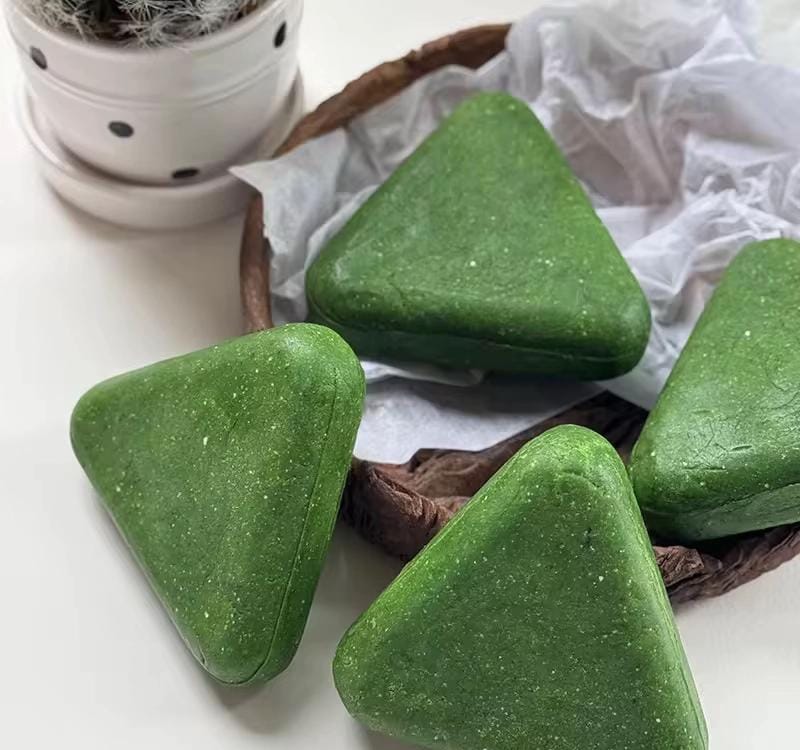 Natural Green Soap For Control Hair Loss Treatment & Hair Growth