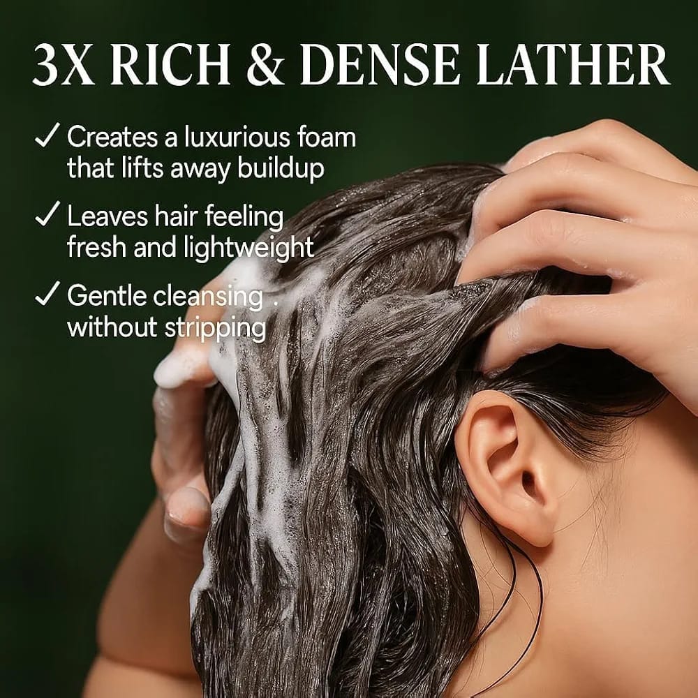 Natural Green Soap For Control Hair Loss Treatment & Hair Growth