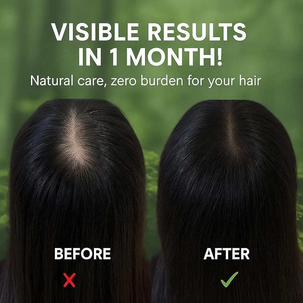 Natural Green Soap For Control Hair Loss Treatment & Hair Growth