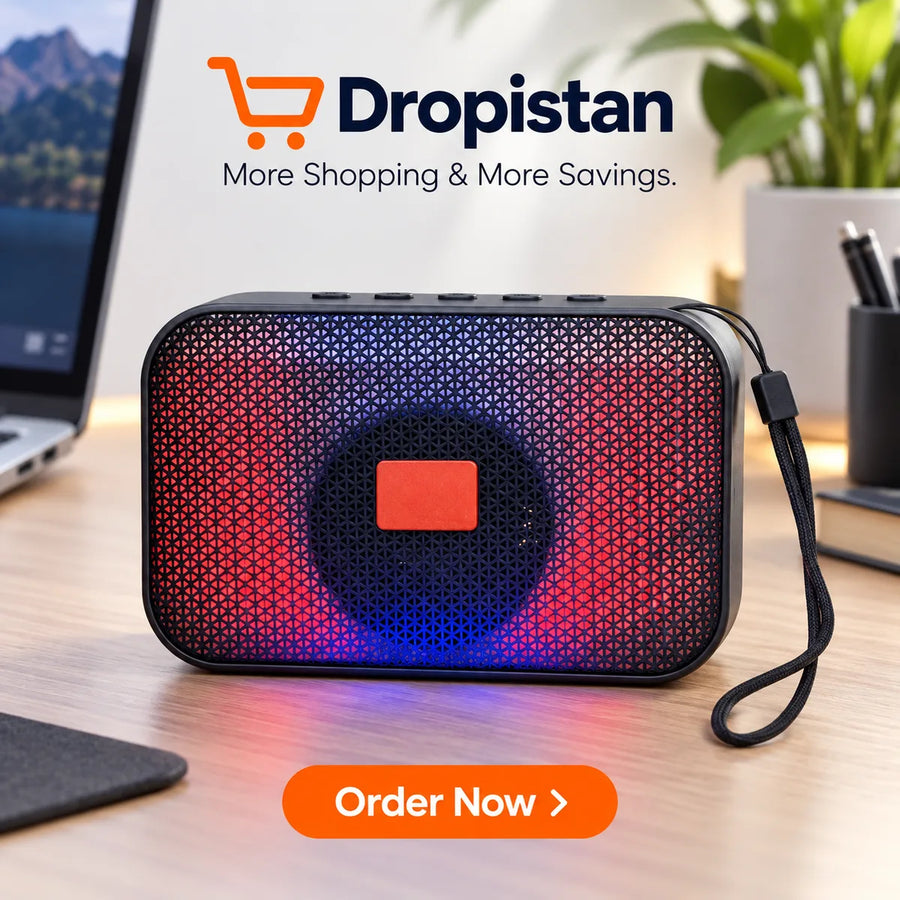 🎵 A011 Portable LED Speaker with Colorful Light