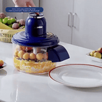 Mini Food Chopper Bowl – Manual Vegetable Cutter And Kitchen Prep Tool