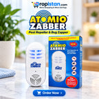 Atomio Zabber ultrasonic pest repeller and bug zapper lifestyle image - Dropistan UAE