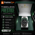 Black Green Premium Style Watch for Men