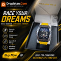 Yellow Strap Sport Luxury Style Watch for Men