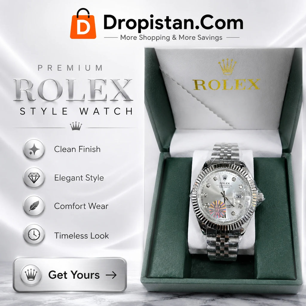 Silver Premium Style Watch for Men