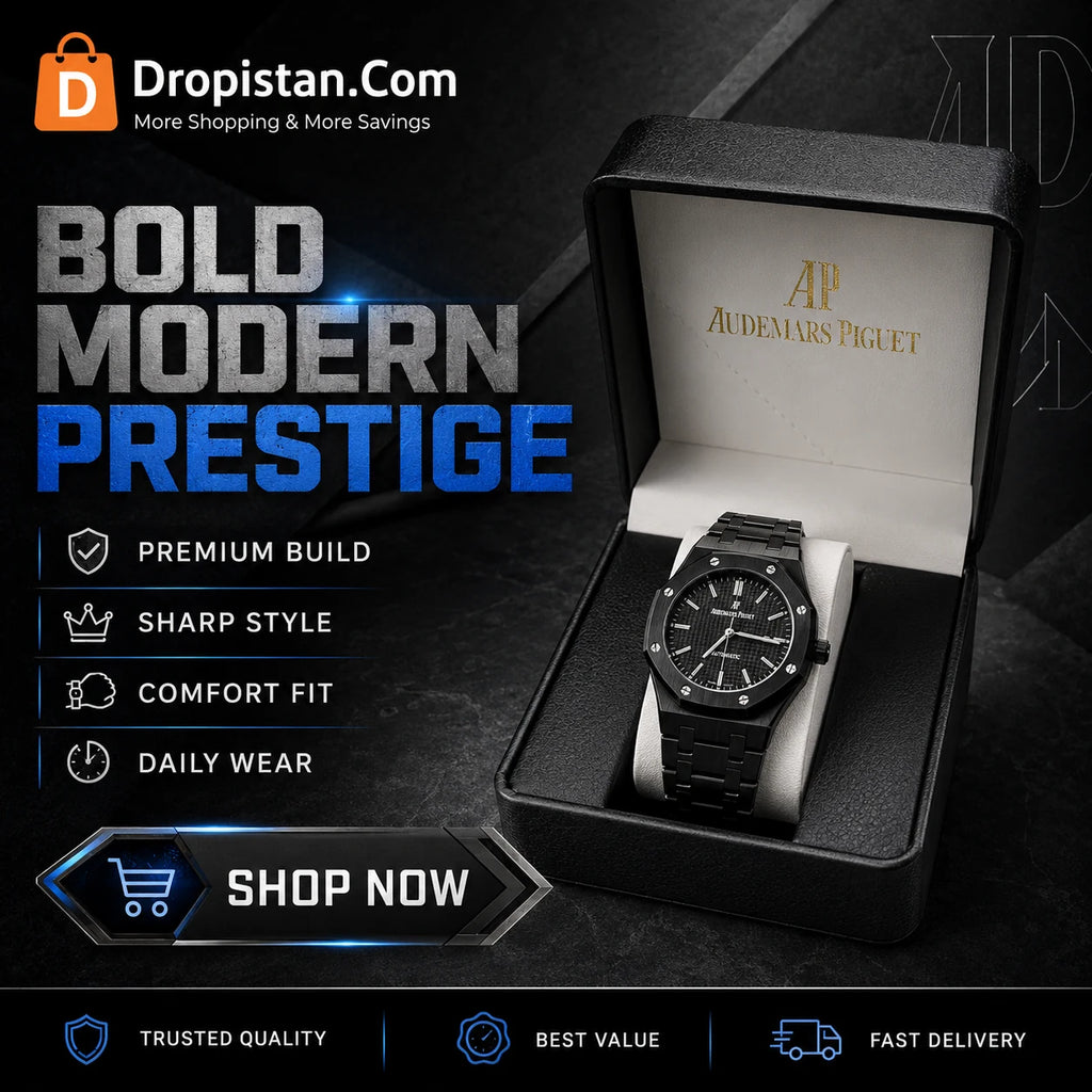 Black Premium Octagon Style Watch for Men