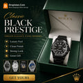 Black Dial Premium Style Watch for Men