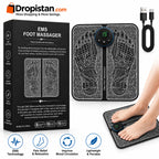 EMS Foot Massage Mat with controller USB cable and lifestyle use for Dropistan UAE