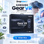 Samsung Gear VR headset retail box with controller - Dropistan UAE
