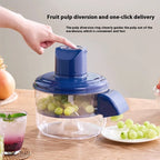 Mini Food Chopper Bowl – Manual Vegetable Cutter And Kitchen Prep Tool