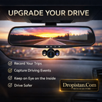 Mirror Mount Dash Cam – Rearview Mirror Car Camera with Front Recording