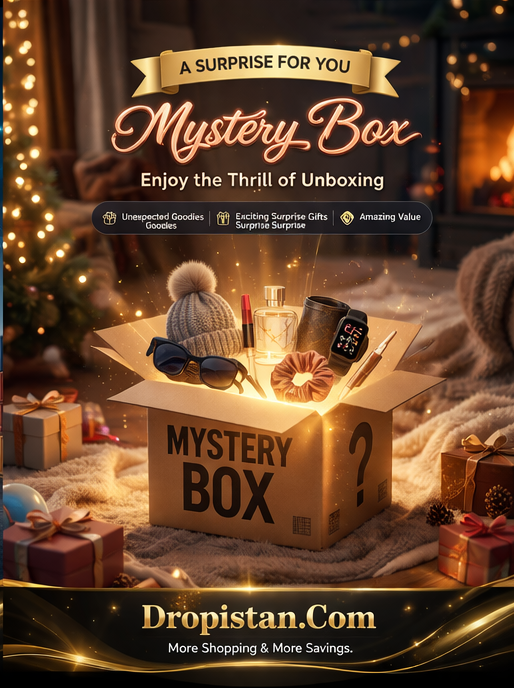 Dropistan Mystery Box – Surprise Imported Stock Box with Amazing Products