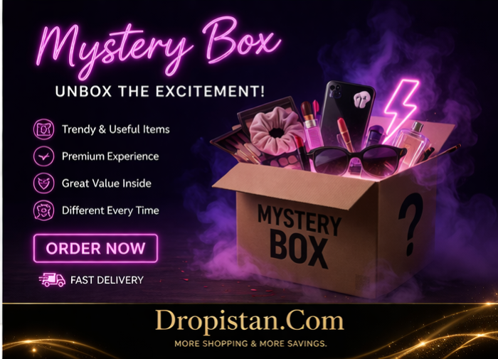 Dropistan Mystery Box – Surprise Imported Stock Box with Amazing Products