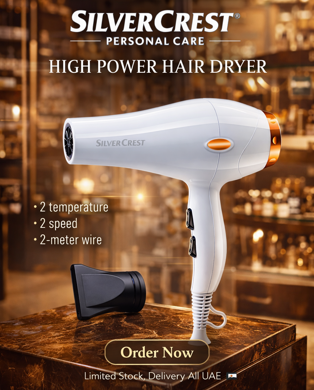 Silver Crest High Power Hair Dryer