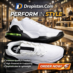 Men’s White Air Cushion Sports Sneakers, Original Brands Shoes Limited Stock Limited Size
