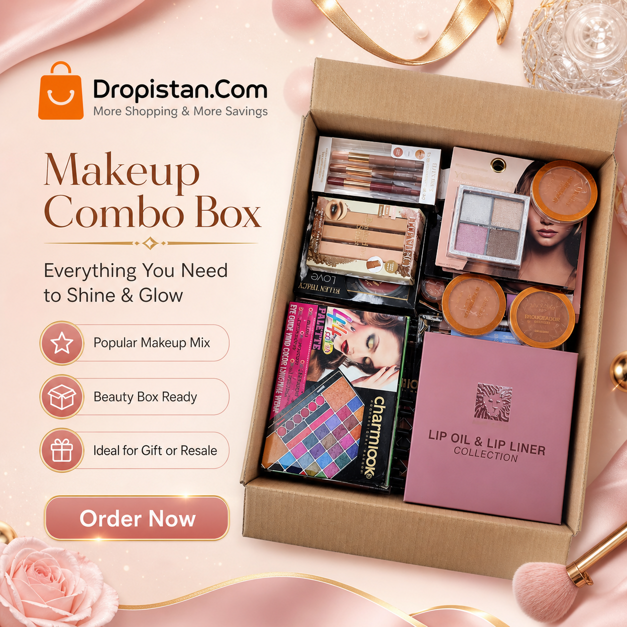 Mixed Cosmetics Wholesale Lot – Original Imported Makeup Stock (Sold by KG)